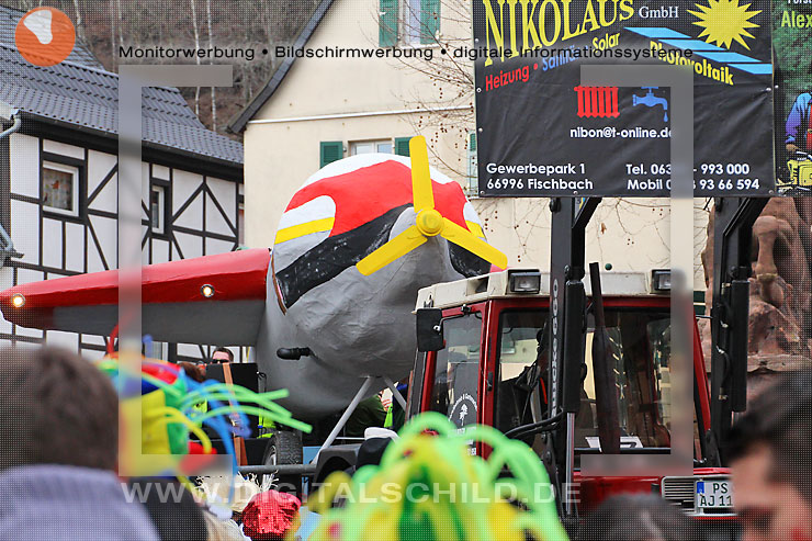fasnachtsumzug dahn 2014 straßenfasching