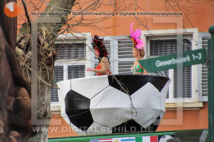 fasnachtsumzug dahn 2014 straßenfasching