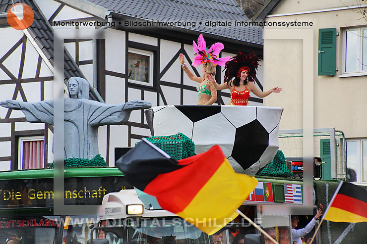 fasnachtsumzug dahn 2014 straßenfasching