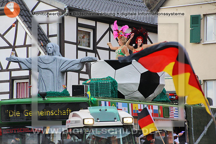 fasnachtsumzug dahn 2014 straßenfasching