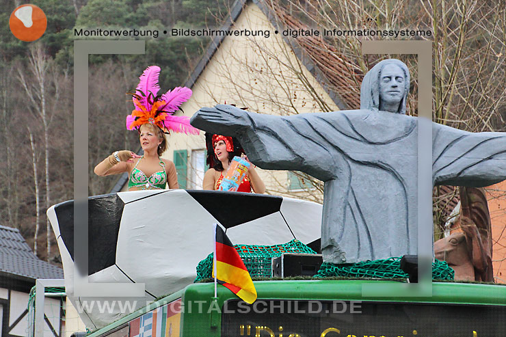 fasnachtsumzug dahn 2014 straßenfasching