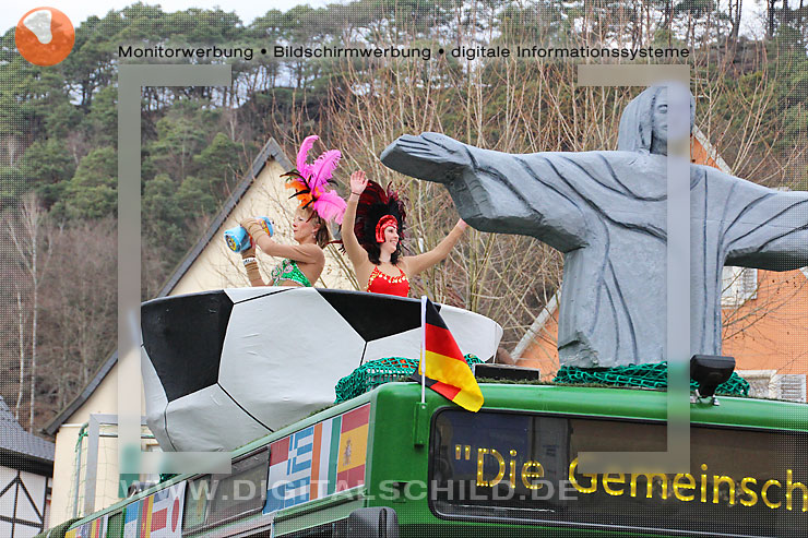 fasnachtsumzug dahn 2014 straßenfasching